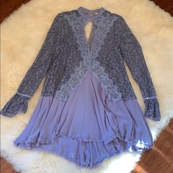 💜 Free People Secret Origins Lace Dress 💜 - Picture 1 of 8